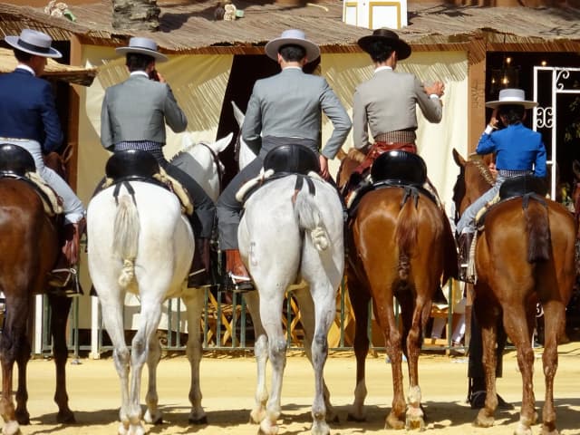 jerez cowboys horse backs